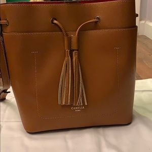 CAMELIA ROMA bucket bag with tassel